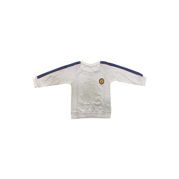 Design two types of round neck shirt collar T-shirts with contrasting color stripes Shanjing Village Baptist Church Kindergarten (SKEBK) school uniform manufacturer SU337 Design two types of round neck shirt collar T-shirts with contrasting color stripes Shanjing Village Baptist Church Kindergarten (SKEBK) school uniform manufacturer SU337